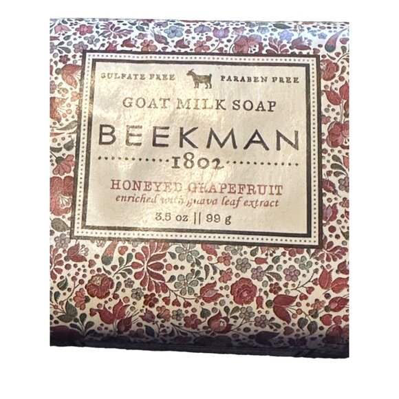 Beekman 1802 3.5oz Goat Milk Soap set of 3 bars: 2ea Lavender and 1ea Honeyed - Picture 2 of 5